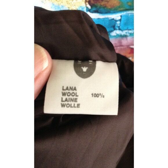 Beatrice Di Borbone Roma Striped Wool Blazer Jacket Medium - Picture 9 of 9